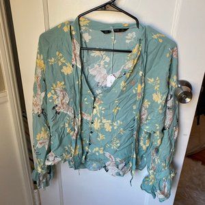 Zara Printed Blouse